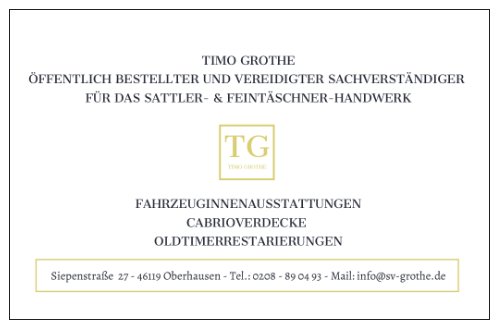 Referenz iDIA Marketing - Visitenkarte und Logo Design für Sachverständigen Timo Grothe