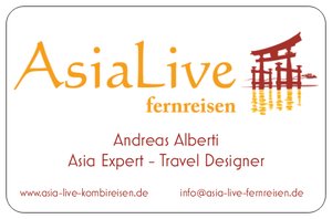 Referenz iDIA Marketing - Visitenkarte für Asia Live Fernreisen