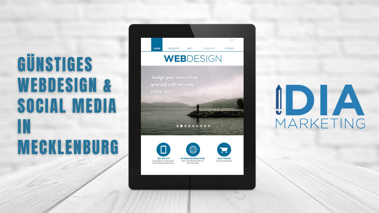 Günstiges Webdesign & Social Media in Mecklenburg