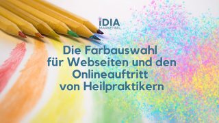 iDIA Blog Header - Farbauswahl Webseiten Heilpraktiker